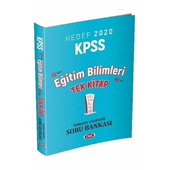 2020 Kpss Eğitim Bilimleri Tek Kitap Tamamı Çözümlü Soru Bankası Kolektif