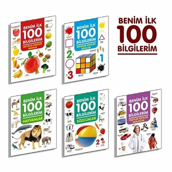 0-6 Yaş Yayınları Benim Ilk 100 Bilgilerim 5 Kitap Set