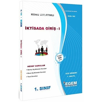 1. Sınıf 1. Yarıyıl Iktisada Giriş 1 Konu Anlatımlı Soru Bankası - Kod 185 Kolektif