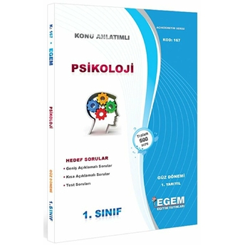 1. Sınıf 1. Yarıyıl Psikoloji Konu Anlatımlı Soru Bankası - Kod 167 Kolektif
