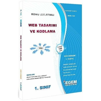 1. Sınıf 1. Yarıyıl Web Tasarımı Ve Kodlama Konu Anlatımlı - Kod 122 Kolektif