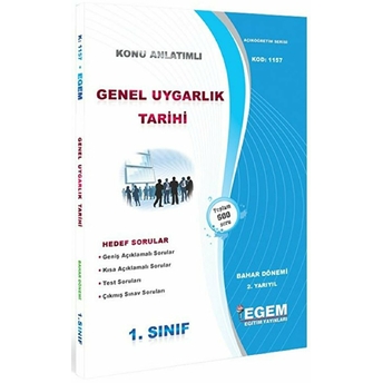 1. Sınıf 2. Yarıyıl Konu Anlatımlı Genel Uygarlık Tarihi - Kod 1157 Kolektif