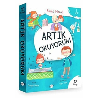 1.Sınıf Artık Okuyorum - Renkli Heceli 10 Kitap Kolektif