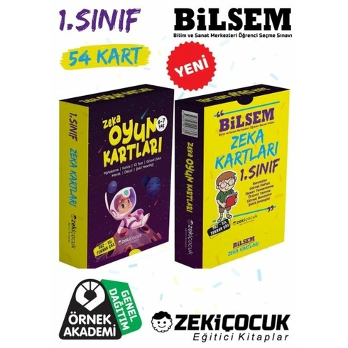 1.Sınıf Bilsem Zeka Kartları Kolektif