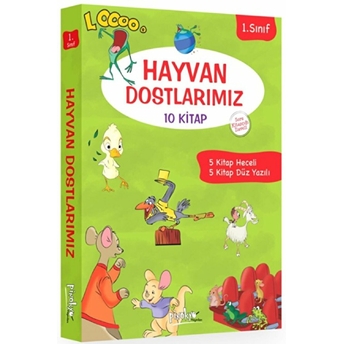 1. Sınıf Hayvan Dostlarımız Serisi - 10 Kitaplık Set Kolektif