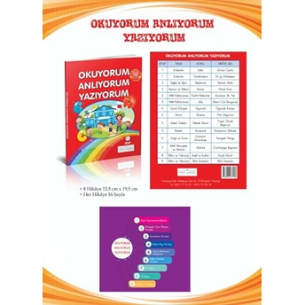 1. Sınıf Okuyorum Anlıyorum Yazıyorum (8 Kitap) Kolektif