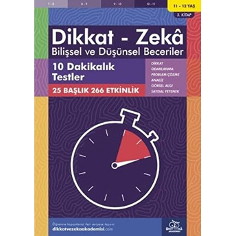 10 Dakikalık Testler (11-12 Yaş) - Dikkat Zeka Alison Primrose