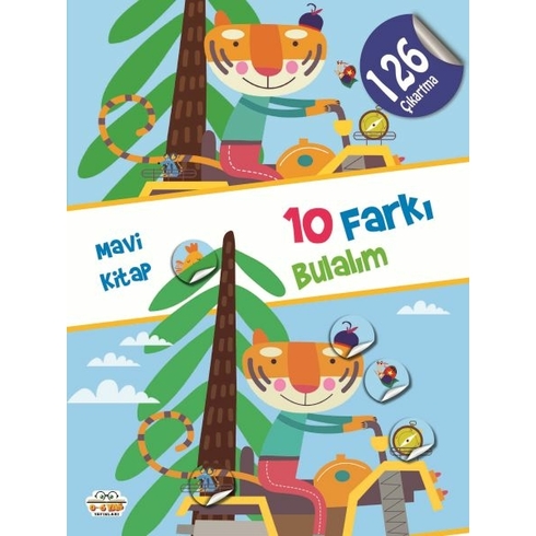 10 Farkı Bulalım -Mavi Kitap