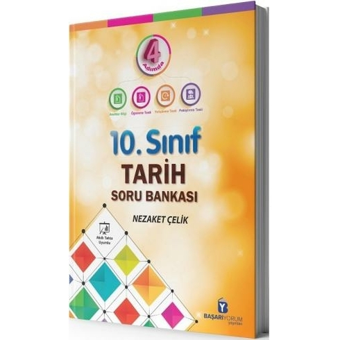 10. Sınıf 4 Adımda Tarih Soru Bankası Nezaket Çelik