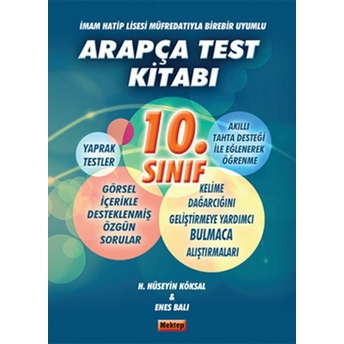 10.Sınıf Arapça Test Kitabı Imam Hatip Lisesi Müfredatıyla Birebir Uyumlu Enes Balı