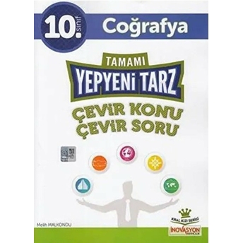 10. Sınıf Coğrafya Çevir Konu Çevir Soru Kolektif