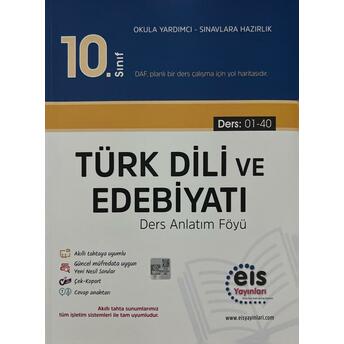 10.Sınıf - Daf - Türk Dili Ve Edebiyatı