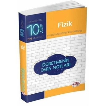 10. Sınıf Fizik Öğretmenin Ders Notları Kolektif