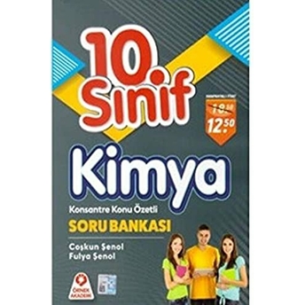 10. Sınıf Kimya Konsantre Konu Özetli Soru Bankası Coşkun Şenol