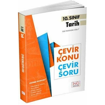 10. Sınıf Tarih Çevir Konu Çevir Soru Kolektif