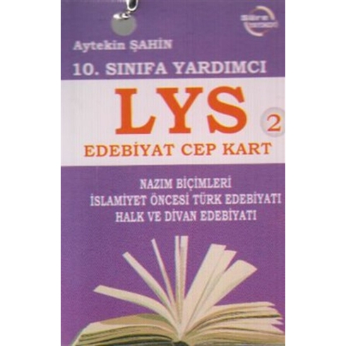 10. Sınıfa Yardımcı Lys Edebiyat Cep Kart 2 Aytekin Şahin