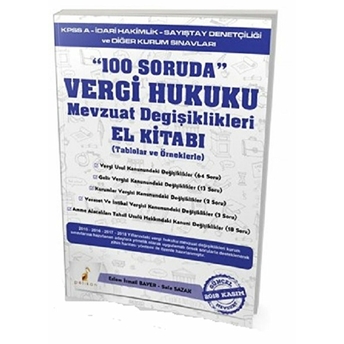 100 Soruda Vergi Hukuku-Mevzuat Değişiklikleri El Kitabı Kolektif