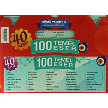 100 Temel Eser ( 40'Lı Kutulu Kitap Takımı ) Kolektif