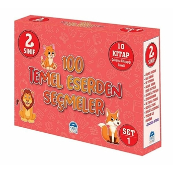 100 Temel Eserden Seçmeler 2. Sınıf 10 Kitap Set 1 Kolektif