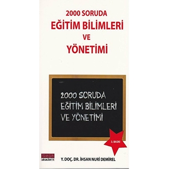 1000 Soruda Eğitim Yönetimi Teftişi Planlaması Ihsan Nuri Demirel