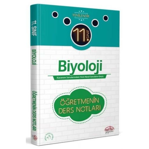 11. Sınıf Biyoloji Öğretmenin Öğretmenin Ders Notları  - Editör Y