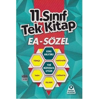 11. Sınıf Tek Kitap Eşit Ağırlık Sözel Konu Anlatımlı Kolektif