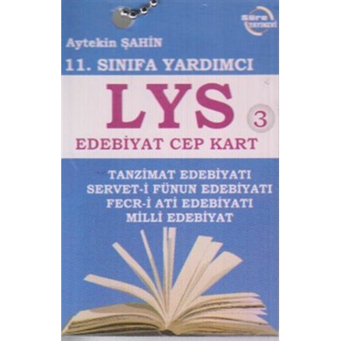 11. Sınıfa Yardımcı Lys Edebiyat Cep Kart 3 Aytekin Şahin