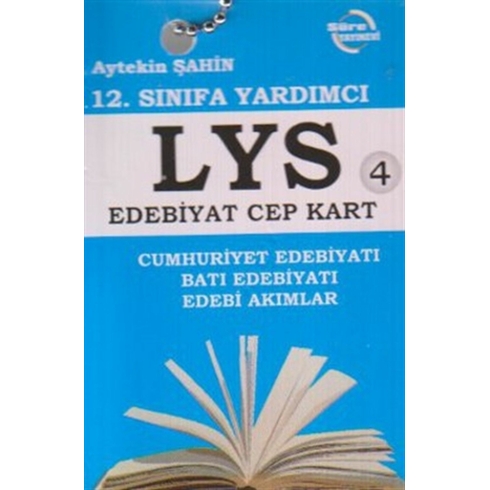 12. Sınıfa Yardımcı Lys Edebiyat Cep Kart 4 Aytekin Şahin