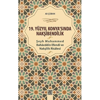 19. Yüzyıl Konya'sında Nakşibendilik