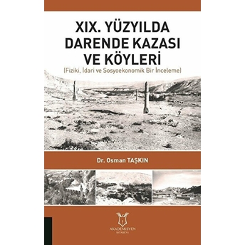 19. Yüzyılda Darende Kazası Ve Köyleri