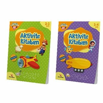 2-4 Yaş Aktivite Kitabım Evde Etkinlik Seti Feyyaz Ulaş