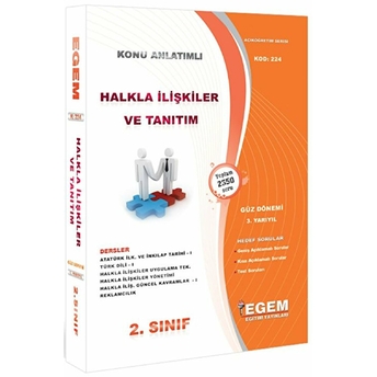 2. Sınıf 3. Yarıyıl Halkla Ilişkiler Ve Tanıtım Konu Anlatımlı Soru Bankası - Kod 224 Kolektif