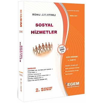 2. Sınıf 3. Yarıyıl Sosyal Hizmetler Konu Anlatımlı Soru Bankası - Kod 221 Kolektif