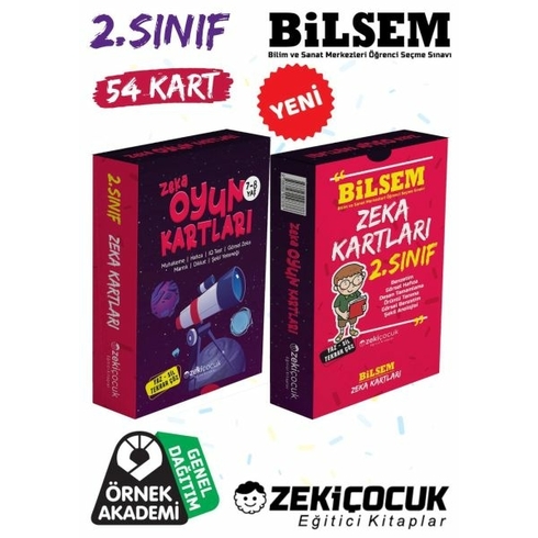 2.Sınıf Bilsem Zeka Kartları Kolektif