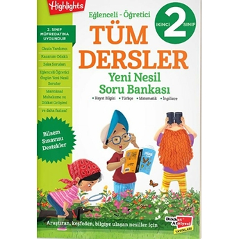 2. Sınıf Eğlenceli - Öğretici Tüm Dersler Yeni Nesil Soru Bankası Kolektif