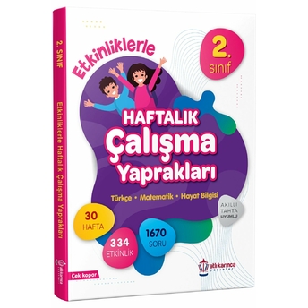 2. Sınıf Etkinliklerle Haftalık Çalışma Yaprakları Kolektif