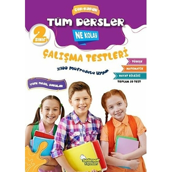 2. Sınıf Tüm Dersler Çek-Kopar Ne Kolay Çalışma Testleri Erdinç Yeniçeri