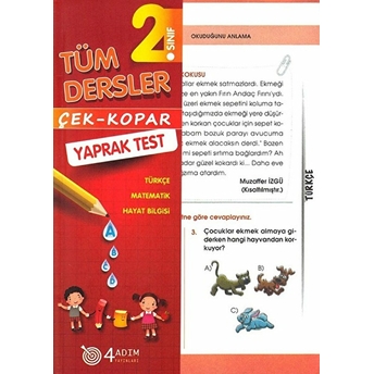 2. Sınıf Tüm Dersler Çek-Kopar Yaprak Test Kolektif