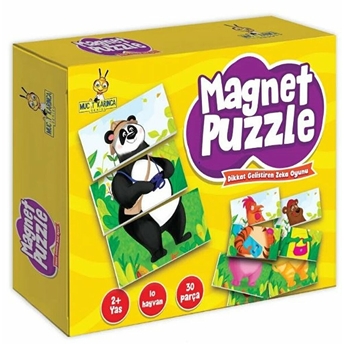 2 Yaş Magnet Puzzle Dikkat Geliştiren Zeka Oyunu