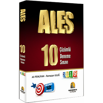 2014 Ales 10 Özgün Deneme Sınavı - Çözüm Kitabı Ali Pehlivan