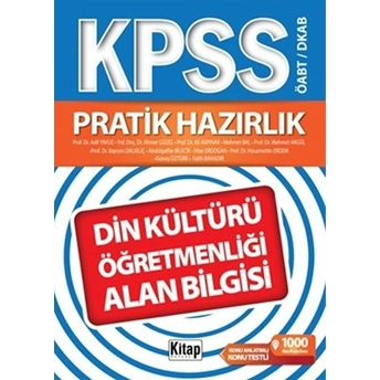 2014 Kpss Öabt-Dkab Pratik Hazırlık / Din Kültürü Öğretmenliği Alan Bilgisi Kolektif