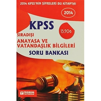 2014 Kpss Sıradışı Anayasa Ve Vatandaşlık Bilgileri Soru Bankası Aydın Dursun