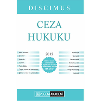 2015 Kpss - A Ceza Hukuku Konu Anlatımı Kolektif