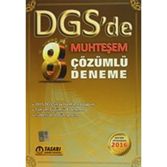 2016 Dgs 8 Muhteşem Çözümlü Deneme Kolektif