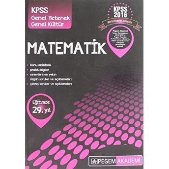 2016 Kpss Matematik Kolektif