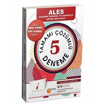 2017 Ales Tamamı Çözümlü 5 Deneme Kolektif