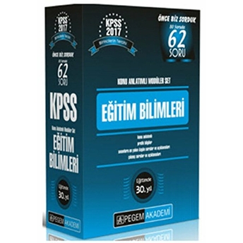 2017 Kpss Eğitim Bilimleri Konu Anlatımlı Modüler Set Kolektif