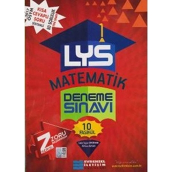 2017 Lys Matematik Deneme Sınavı 10 Fasikül Ali Ihsan Özkan