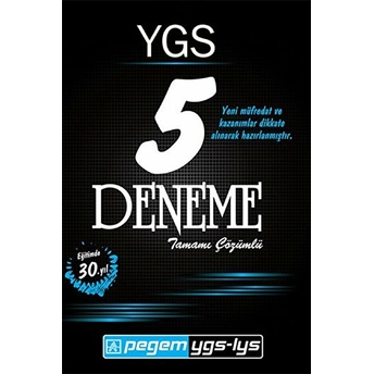 2017 Ygs Tamamı Çözümlü 5 Deneme Kolektif