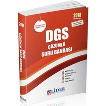 2018 Dgs Çözümlü Soru Bankası Kolektif